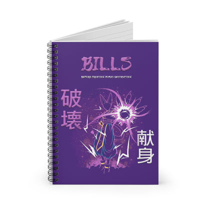 Spiral Notebook - Ruled Line - Bills Purple