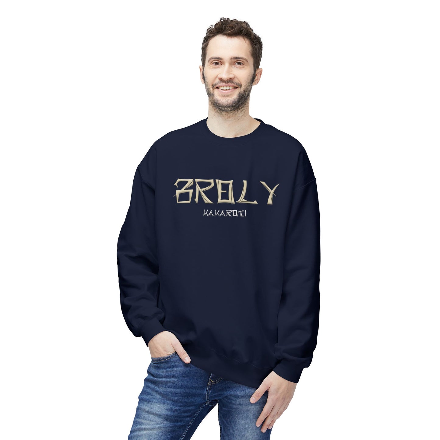 Unisex Midweight Softstyle Fleece Crewneck Sweatshirt - Broly