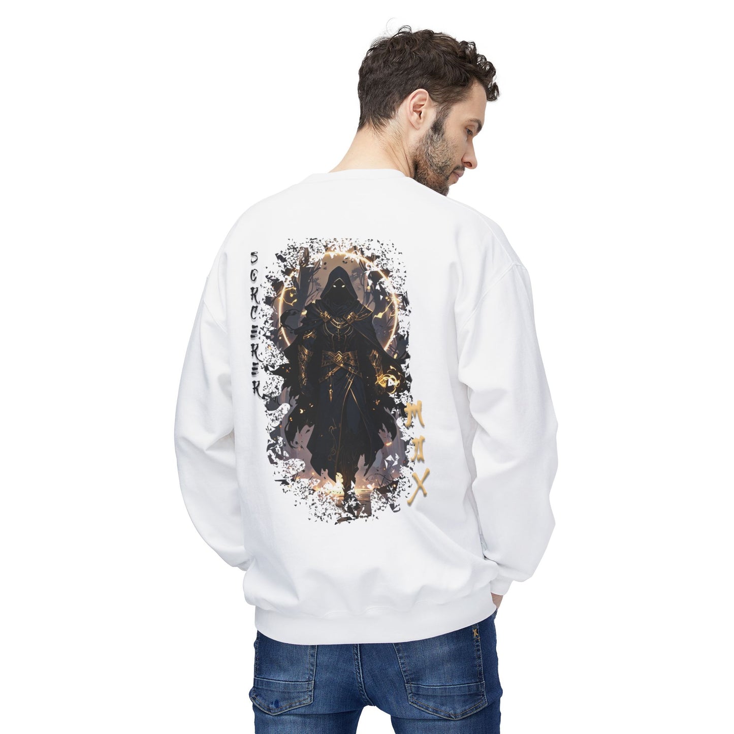 Unisex Midweight Softstyle Fleece Crewneck Sweatshirt - Sorcerer