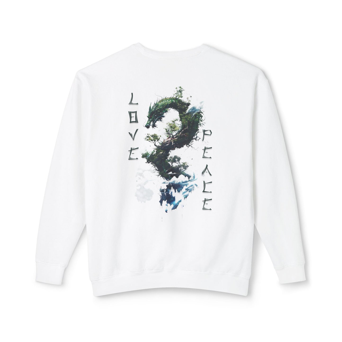 Unisex Lightweight Crewneck Sweatshirt - Dragon