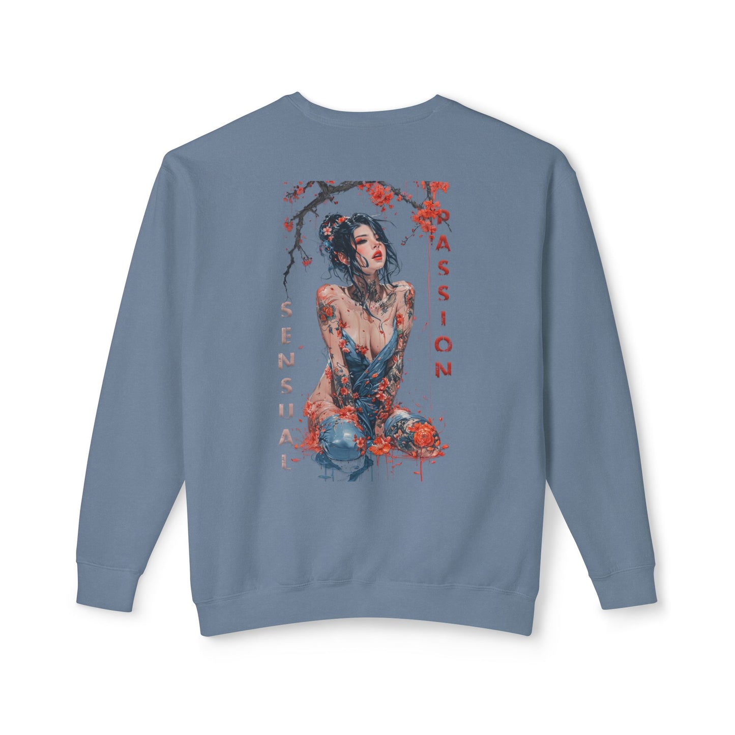 Unisex Lightweight Crewneck Sweatshirt - Women