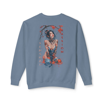 Unisex Lightweight Crewneck Sweatshirt - Women