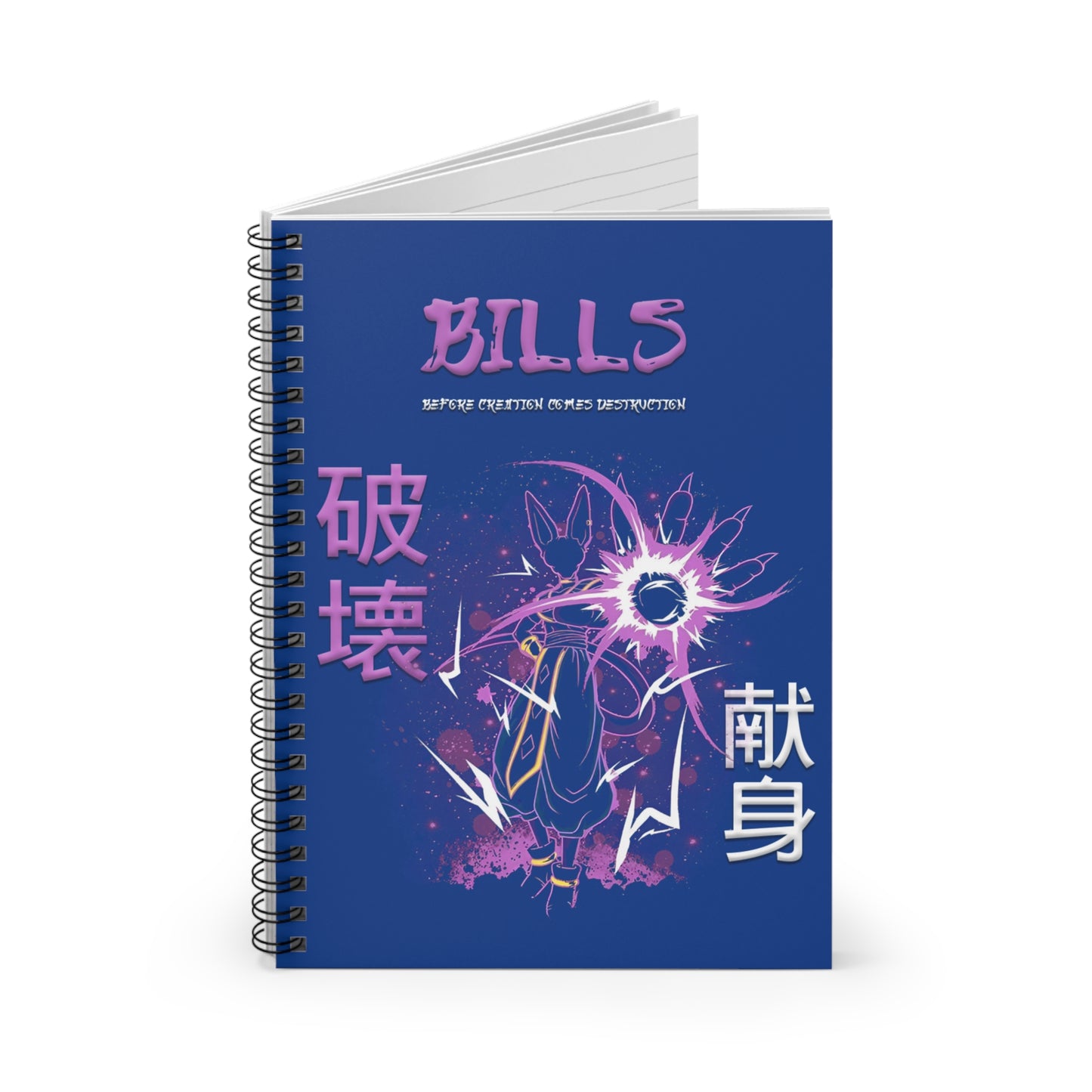 Spiral Notebook - Ruled Line - Bills Blue
