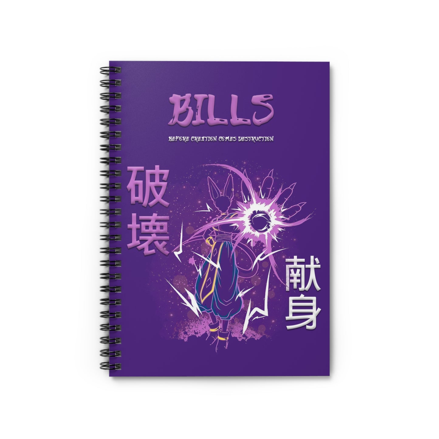Spiral Notebook - Ruled Line - Bills Purple