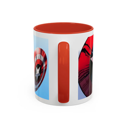 Mug de 11oz con estilos de tus superheroes- (PERSONALIZABLES)