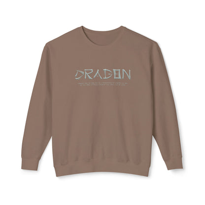 Unisex Lightweight Crewneck Sweatshirt - Dragon