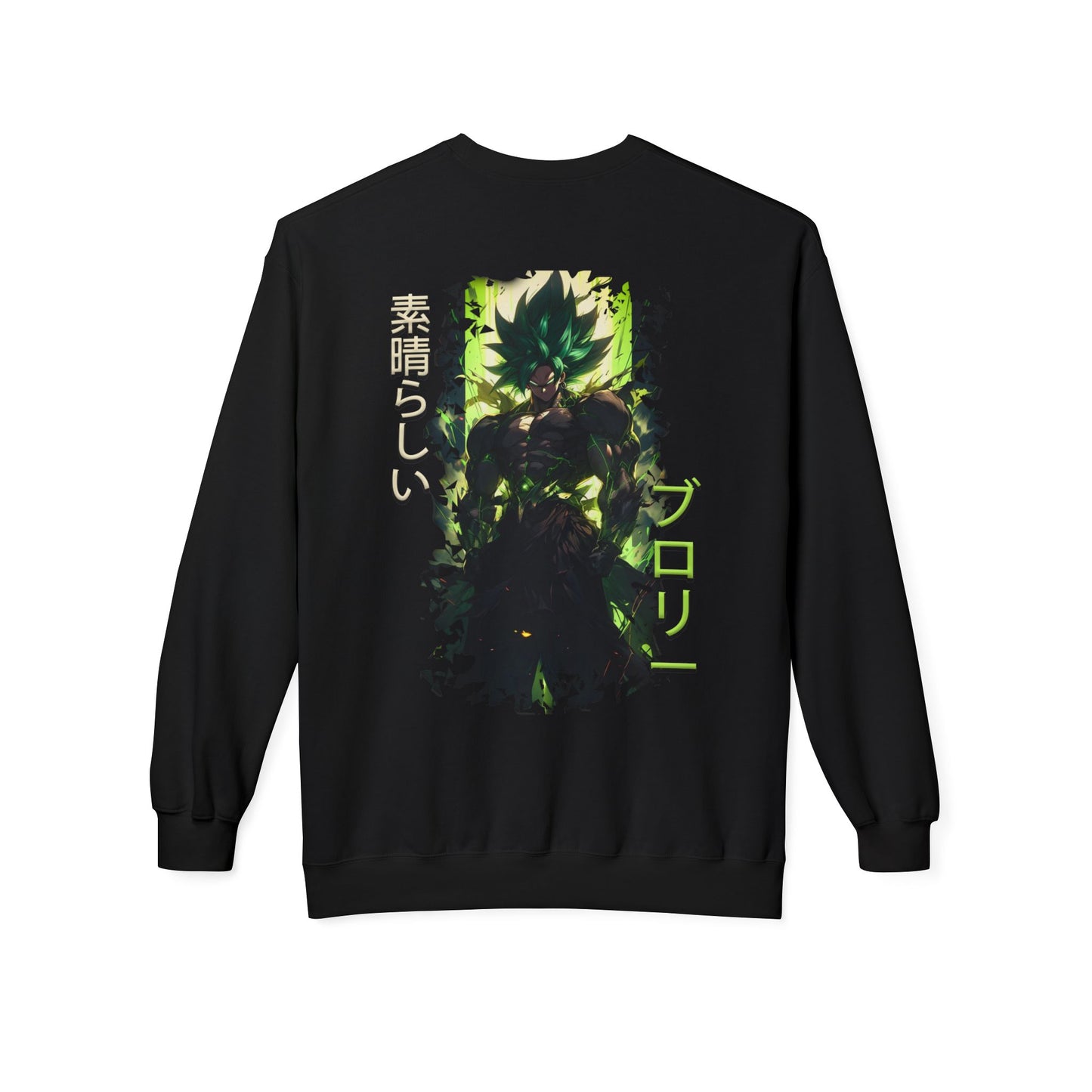 Unisex Midweight Softstyle Fleece Crewneck Sweatshirt - Broly