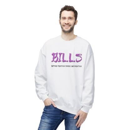 Unisex Midweight Softstyle Fleece Crewneck Sweatshirt - Bills