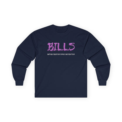 Unisex Ultra Cotton Long Sleeve Tee - Bills