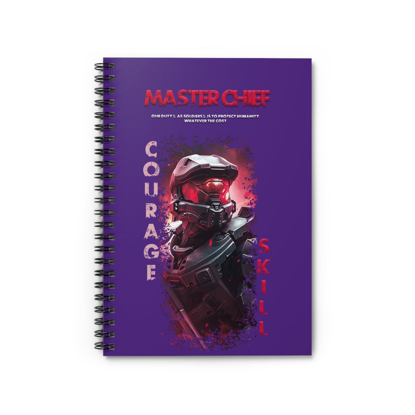 Spiral Notebook - Ruled Line - Master Purple