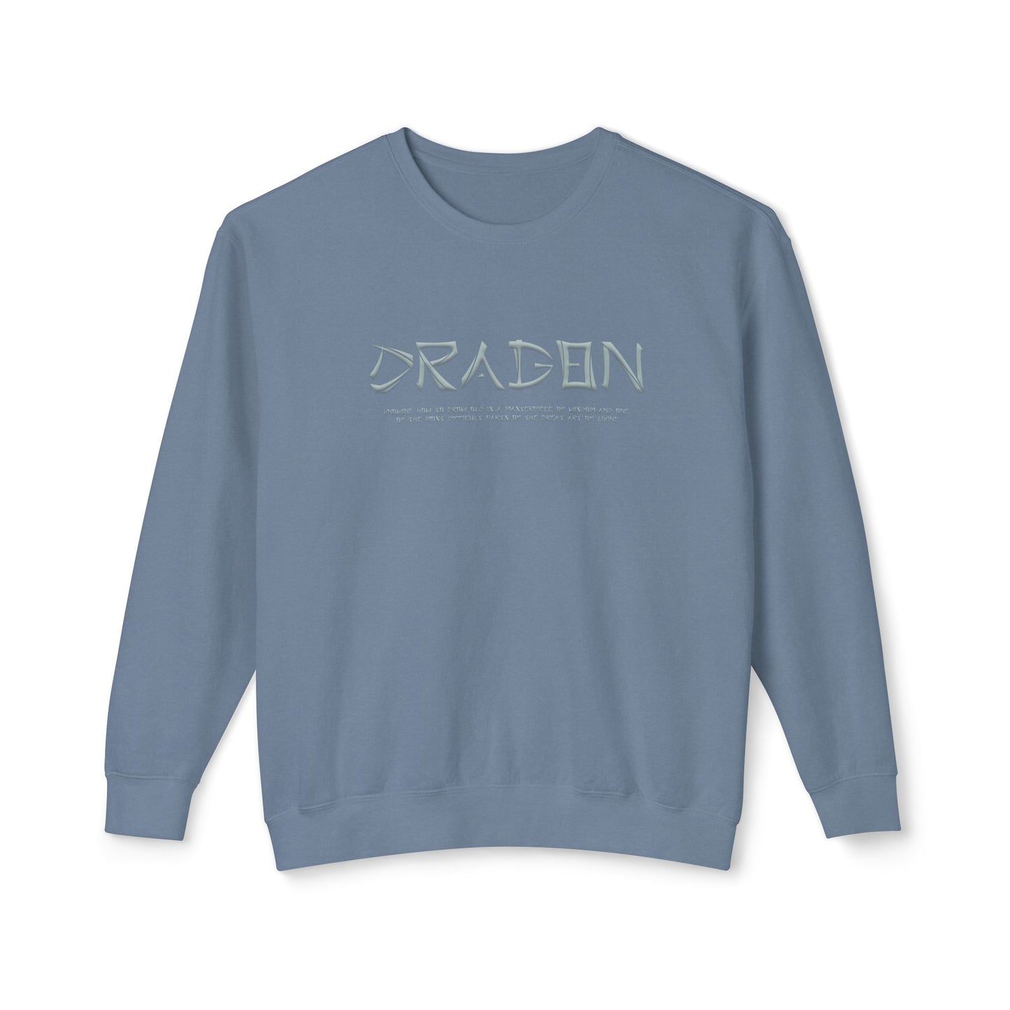 Unisex Lightweight Crewneck Sweatshirt - Dragon