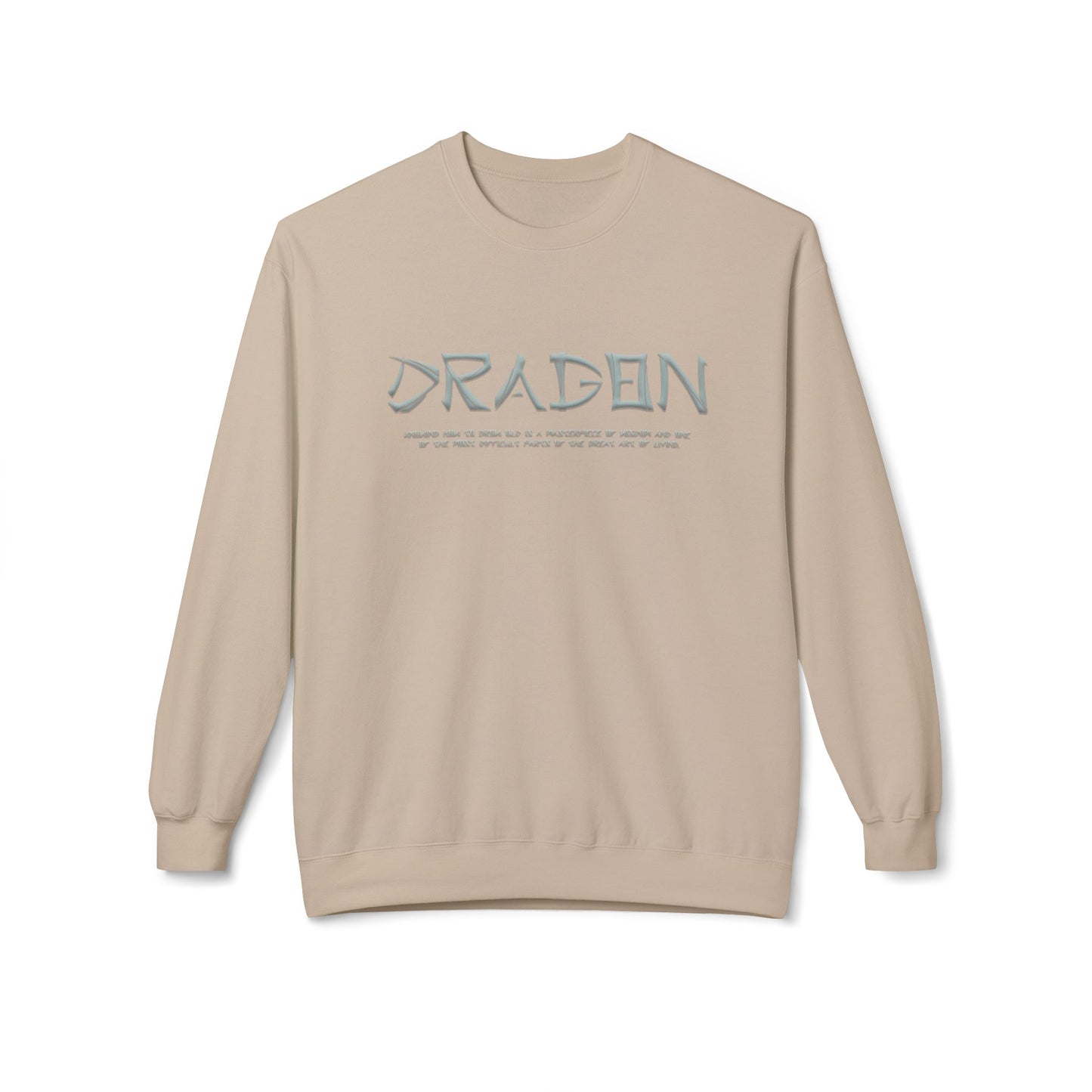 Unisex Midweight Softstyle Fleece Crewneck Sweatshirt - Dragon