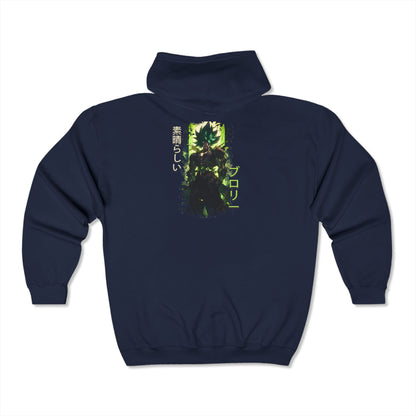 Unisex Heavy Blend™ Full Zip Hooded Sweatshirt - Broly