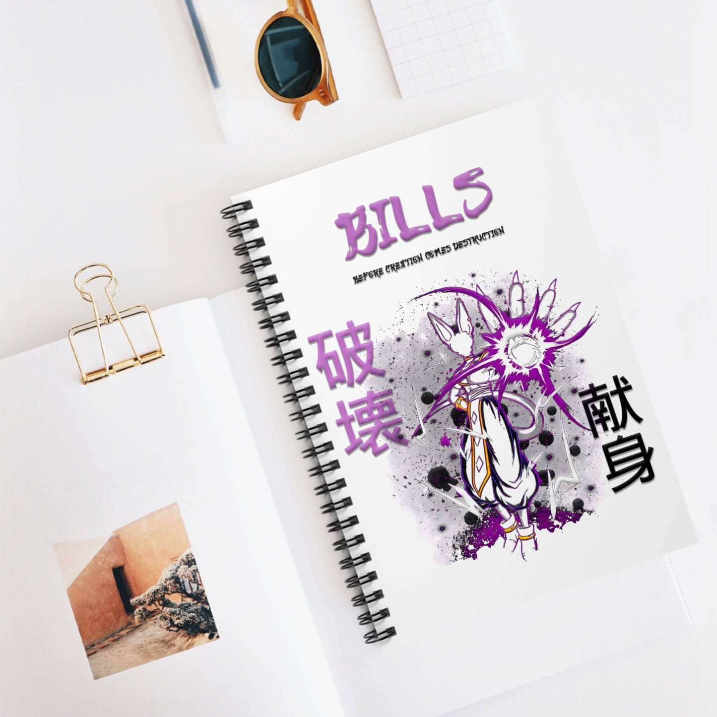 Spiral Notebook - Ruled Line - Bills