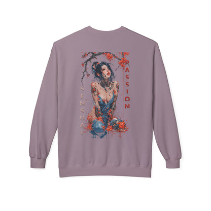 Unisex Midweight Softstyle Fleece Crewneck Sweatshirt - Women