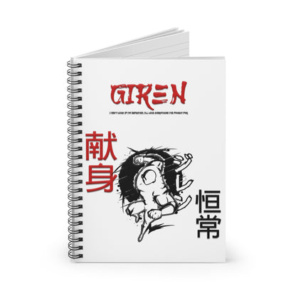 Spiral Notebook - Ruled Line - Giren