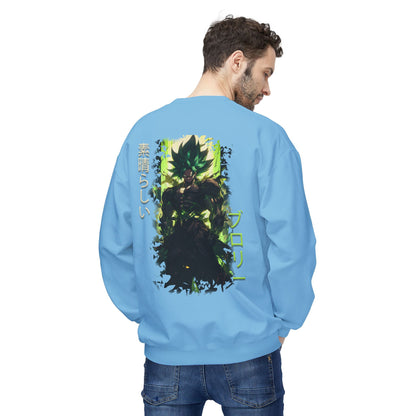 Unisex Midweight Softstyle Fleece Crewneck Sweatshirt - Broly