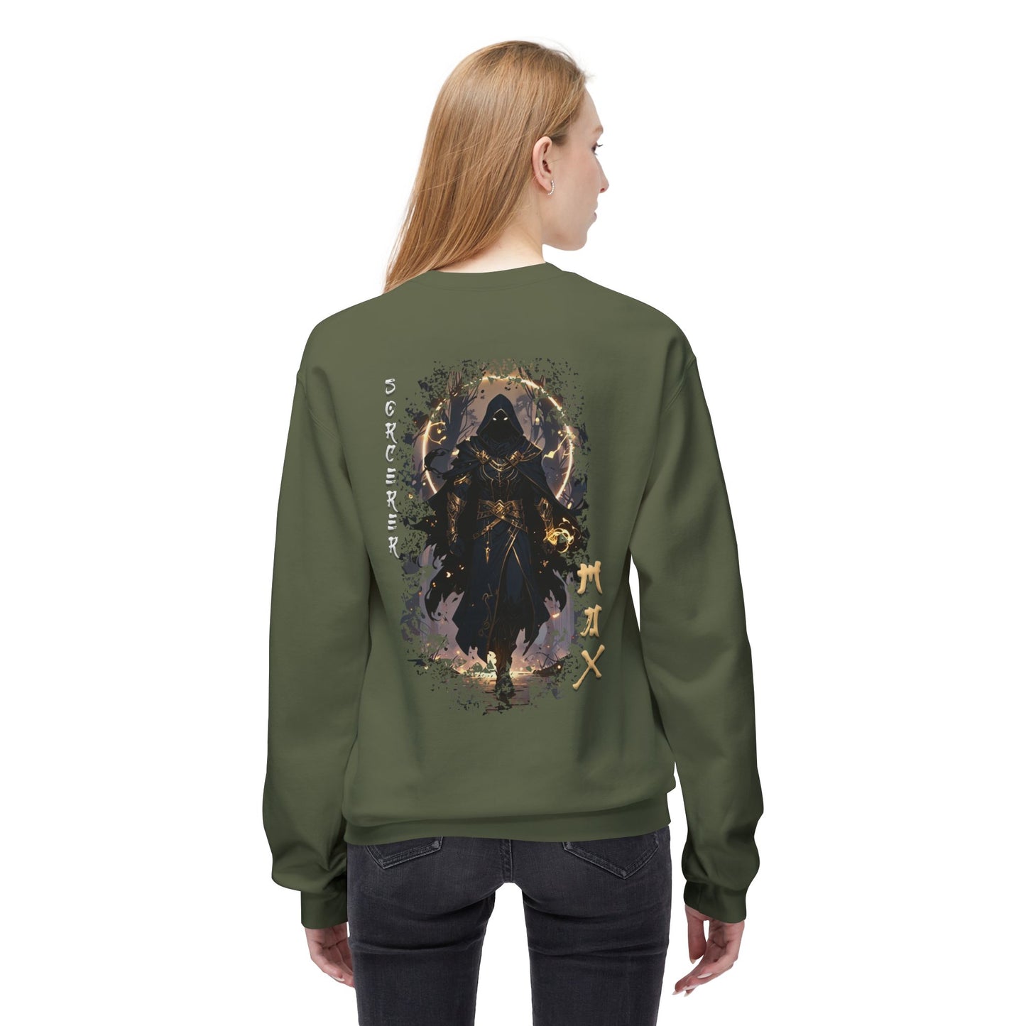 Unisex Midweight Softstyle Fleece Crewneck Sweatshirt - Sorcerer