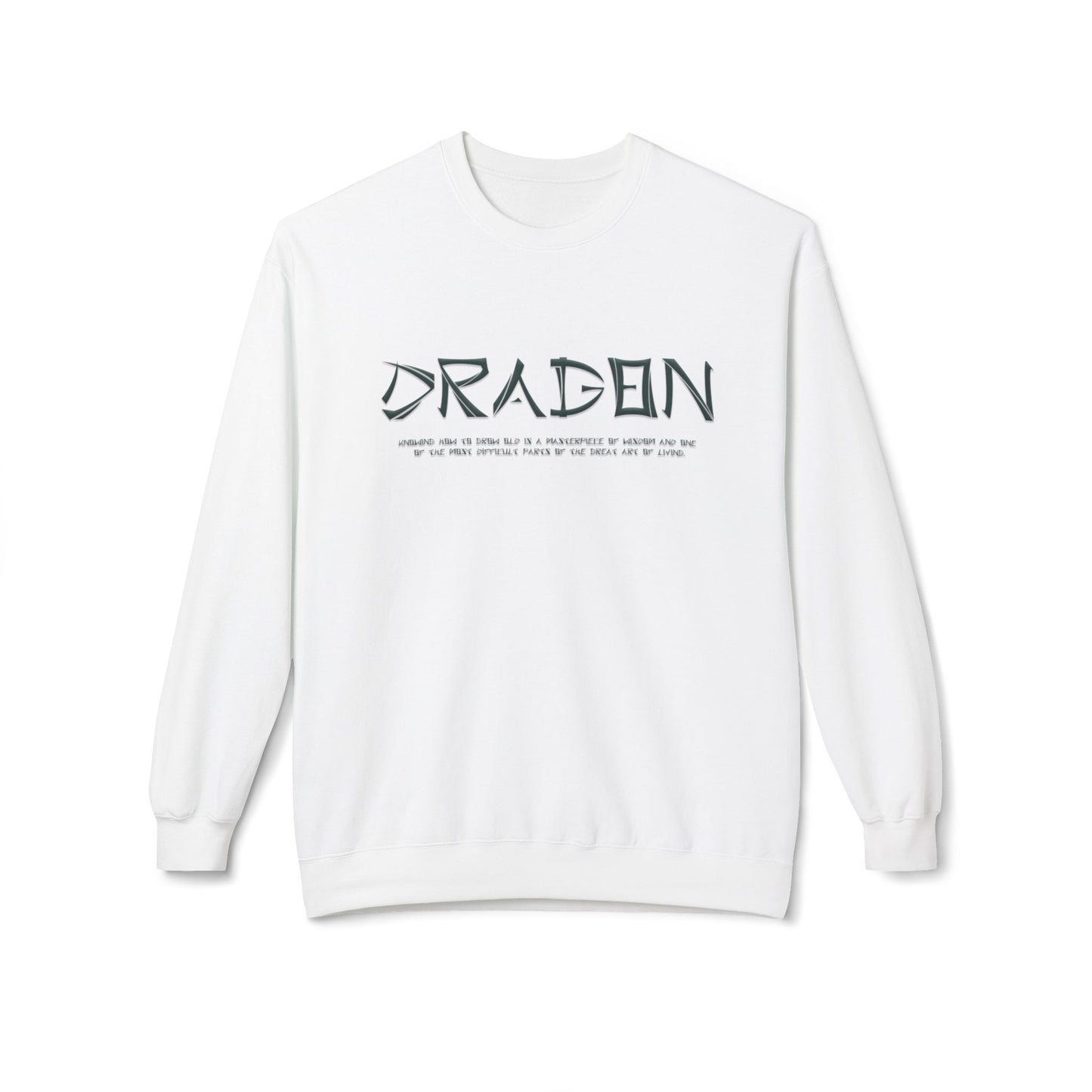 Unisex Midweight Softstyle Fleece Crewneck Sweatshirt - Dragon