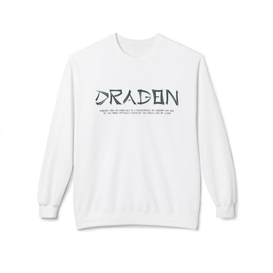 Unisex Midweight Softstyle Fleece Crewneck Sweatshirt - Dragon