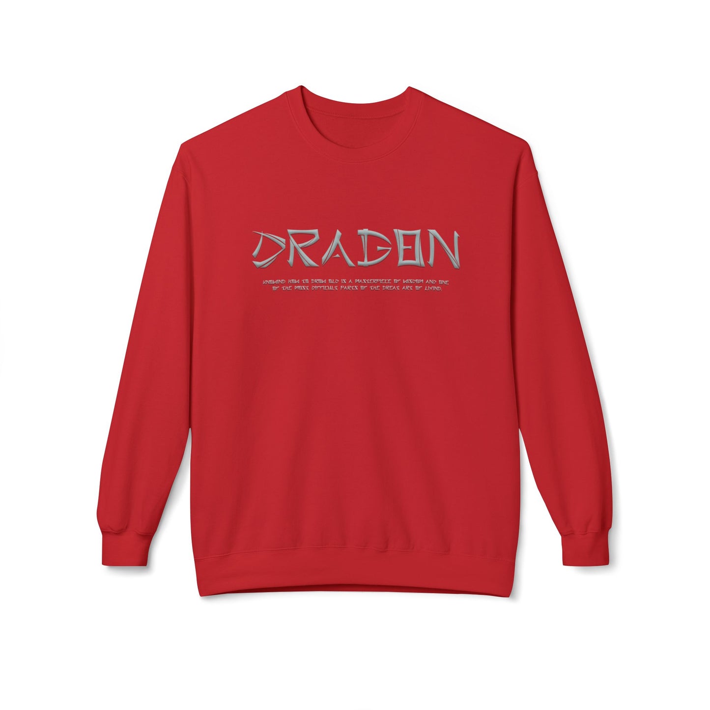 Unisex Midweight Softstyle Fleece Crewneck Sweatshirt - Dragon