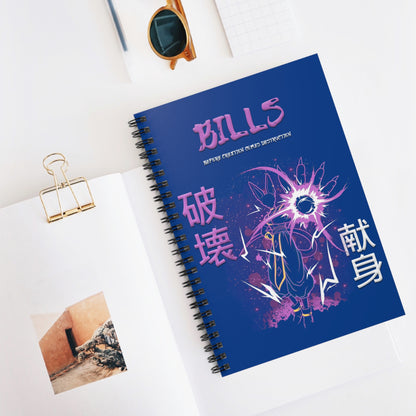 Spiral Notebook - Ruled Line - Bills Blue