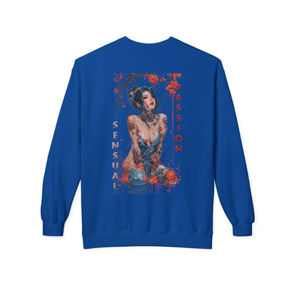 Unisex Midweight Softstyle Fleece Crewneck Sweatshirt - Women