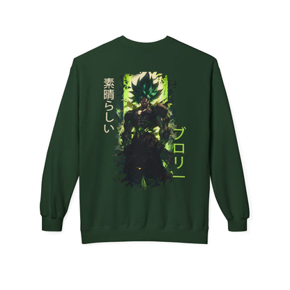 Unisex Midweight Softstyle Fleece Crewneck Sweatshirt - Broly