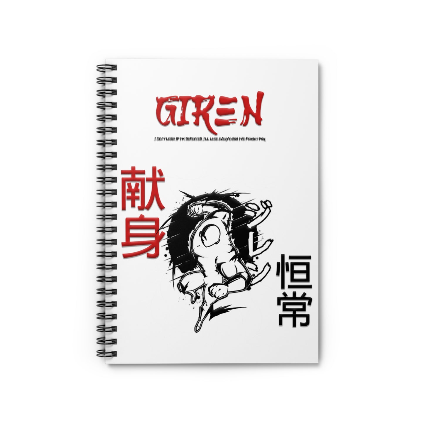 Spiral Notebook - Ruled Line - Giren